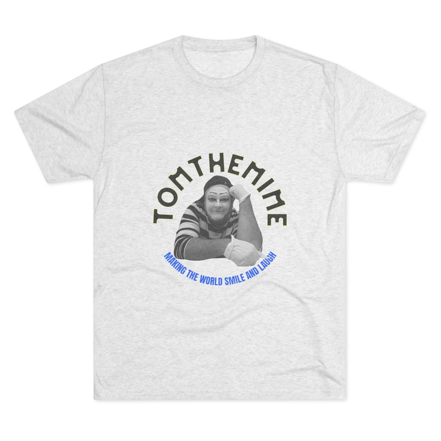 Unisex Tri-Blend Crew Tee - "Making the World Smile" Inspirational Shirt