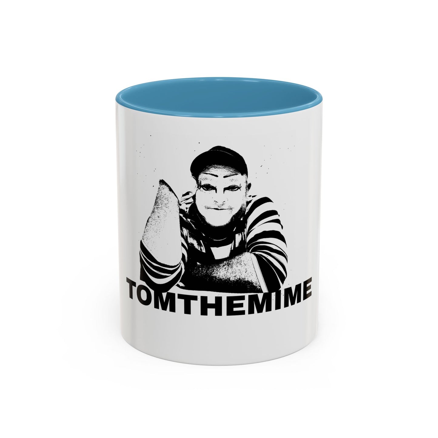 Funny Tom the Mime Accent Coffee Mug - 11/15oz Black Handle