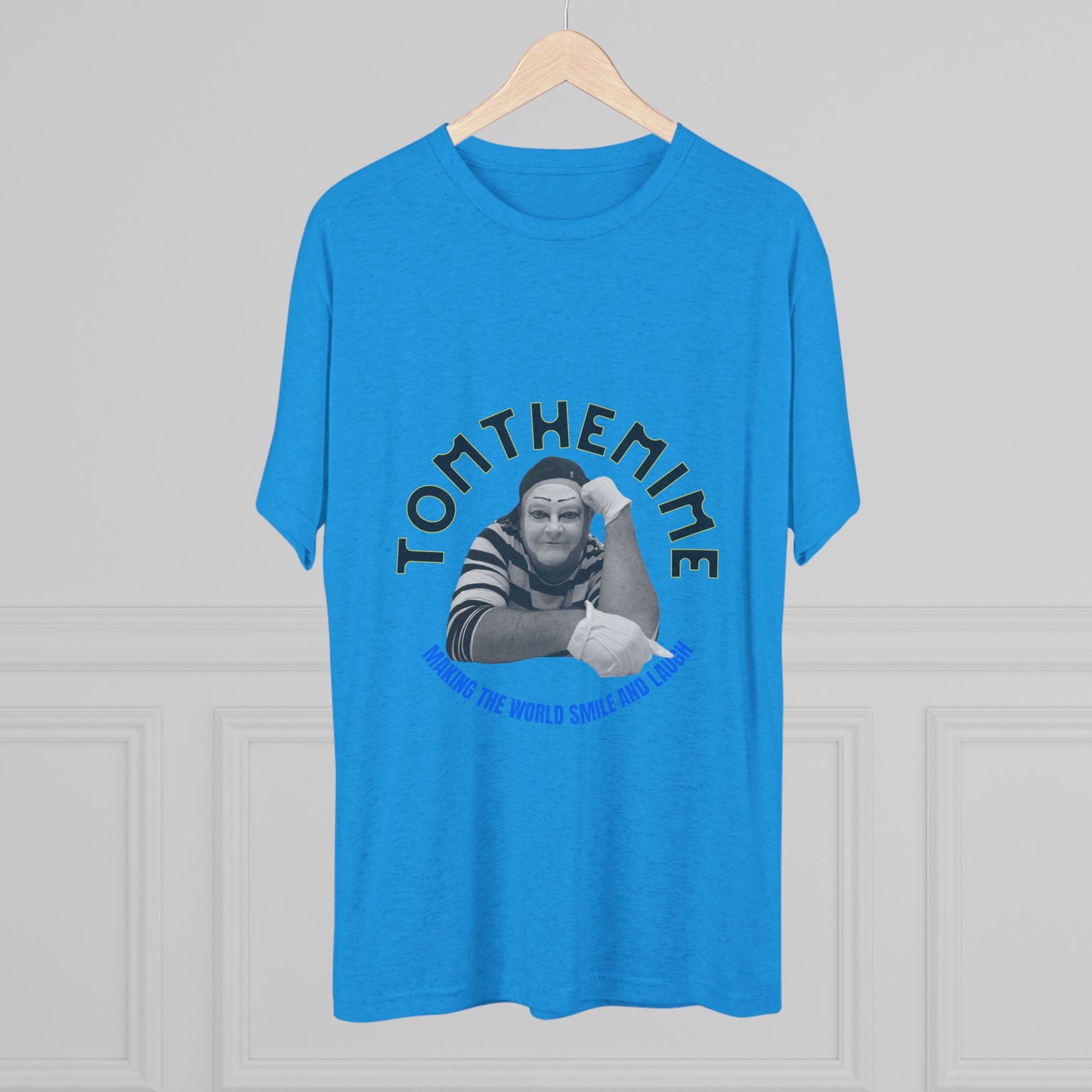 Unisex Tri-Blend Crew Tee - "Making the World Smile" Inspirational Shirt