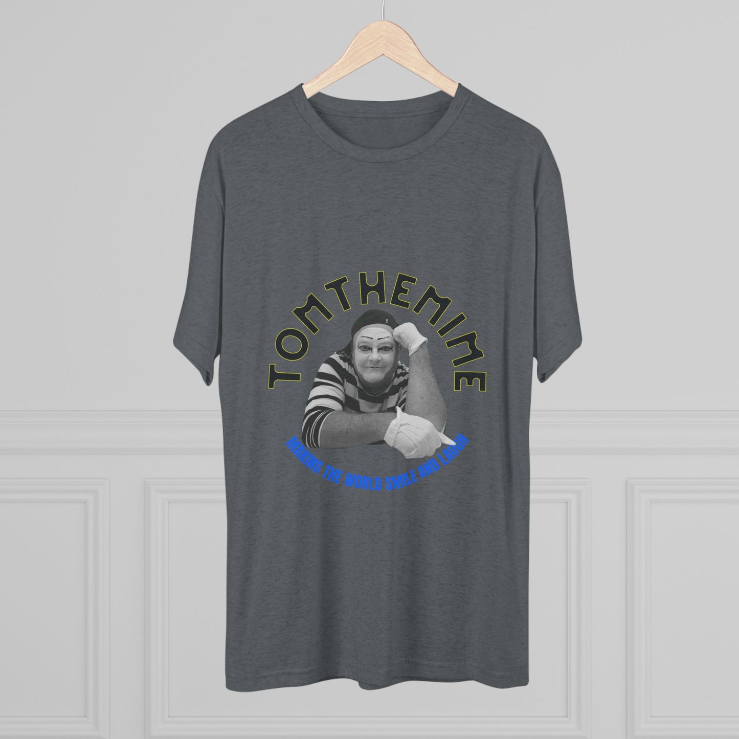 Unisex Tri-Blend Crew Tee - "Making the World Smile" Inspirational Shirt