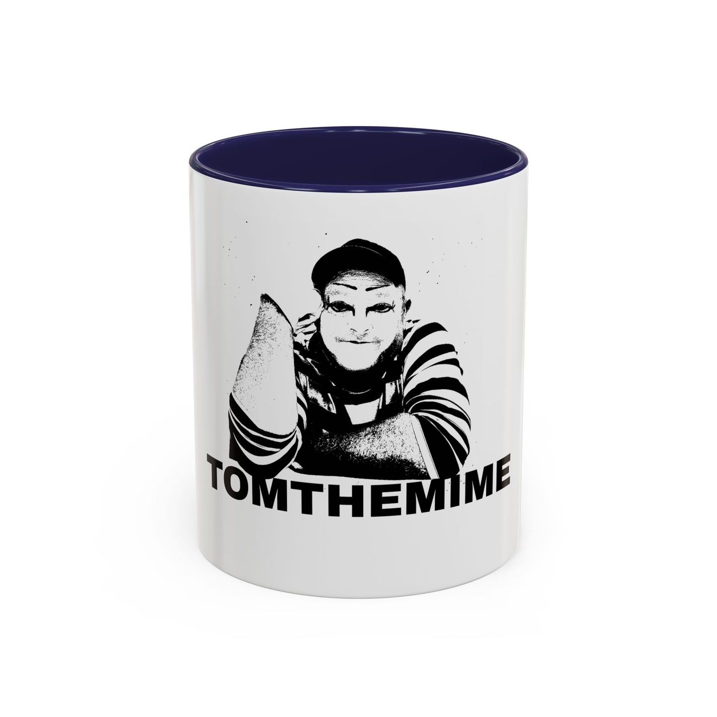 Funny Tom the Mime Accent Coffee Mug - 11/15oz Black Handle