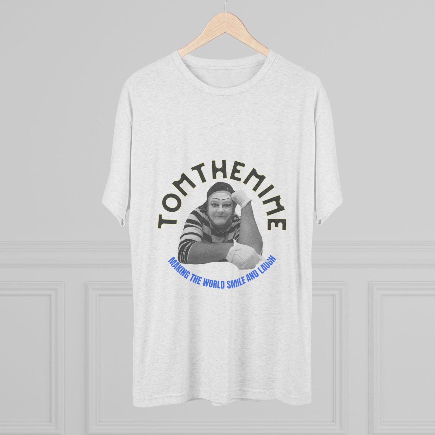 Unisex Tri-Blend Crew Tee - "Making the World Smile" Inspirational Shirt