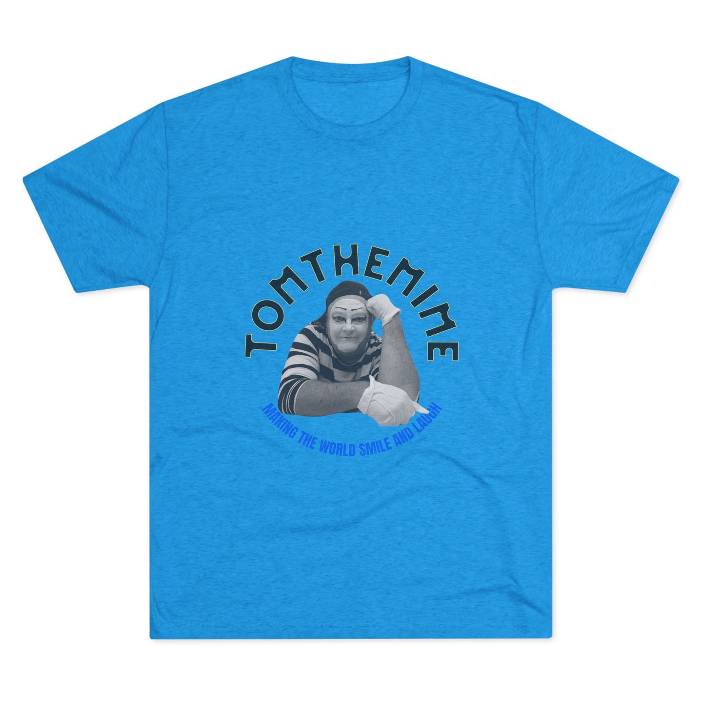 Unisex Tri-Blend Crew Tee - "Making the World Smile" Inspirational Shirt
