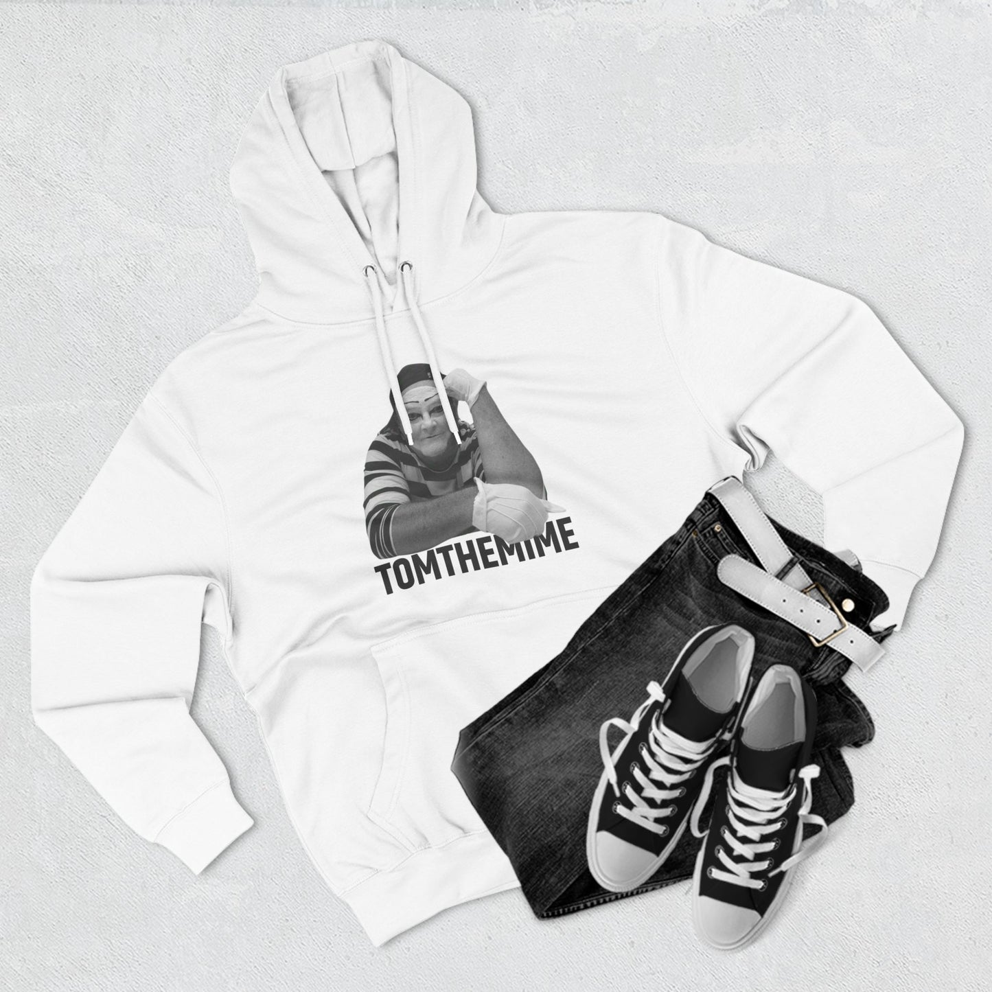 Three-Panel Fleece Hoodie