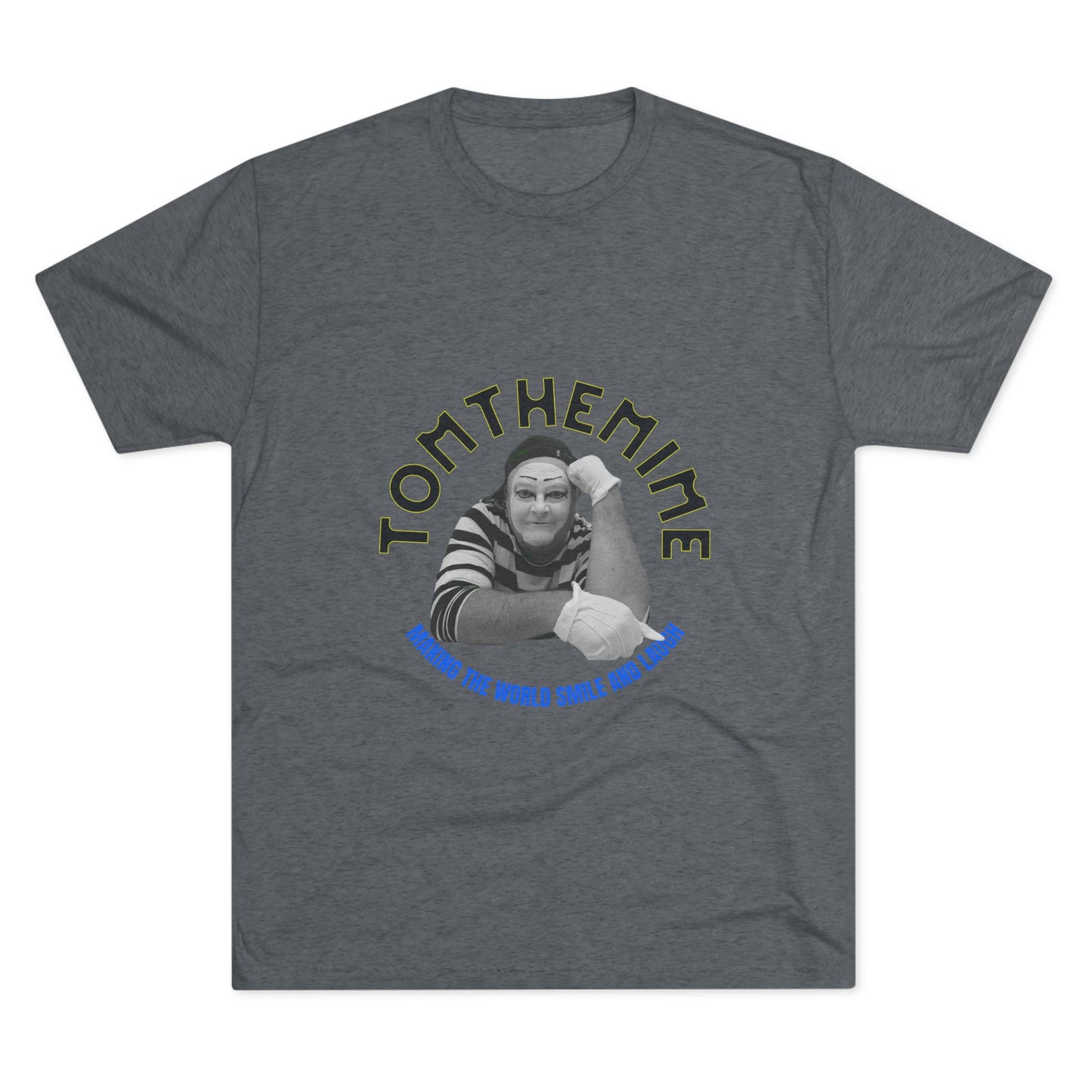 Unisex Tri-Blend Crew Tee - "Making the World Smile" Inspirational Shirt