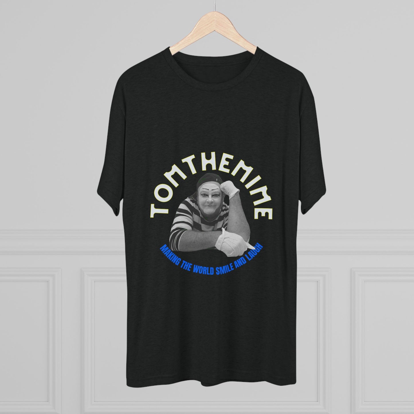 Unisex Tri-Blend Crew Tee - Making the World Smile Design