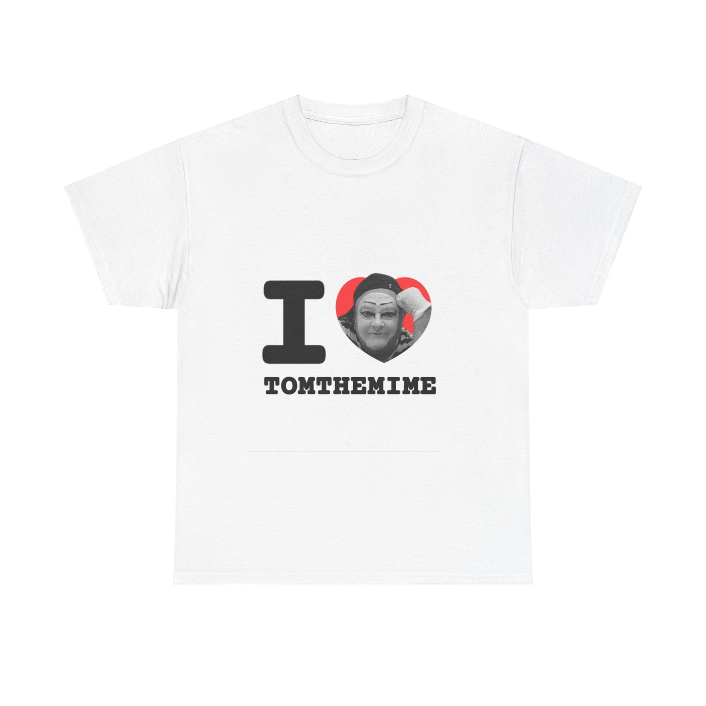 I Love Tomthemime Unisex Heavy Cotton Tee - Fun Graphic T-Shirt for Comedy Lovers