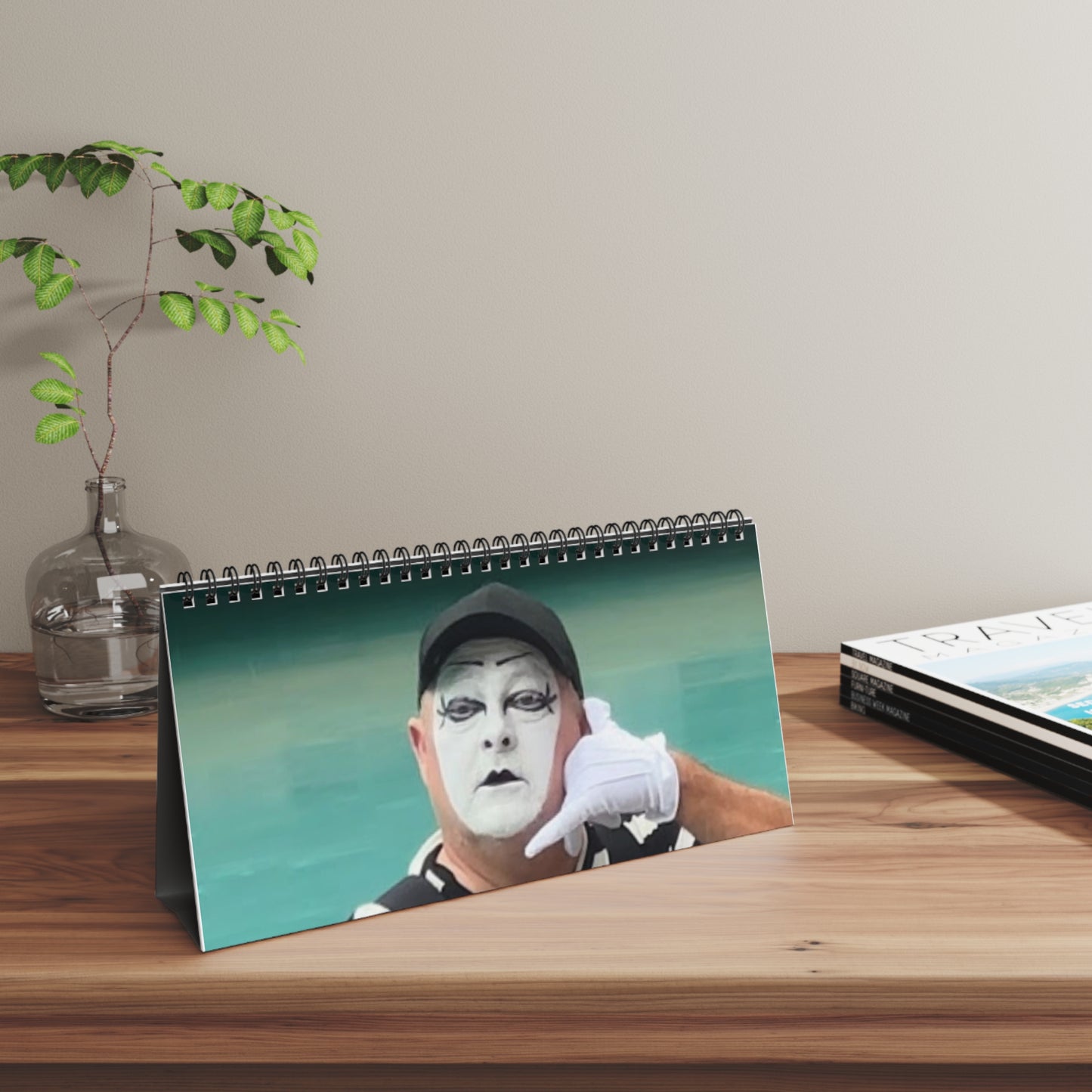 Custom Desktop Calendar with Playful Design - Perfect for Home or Office