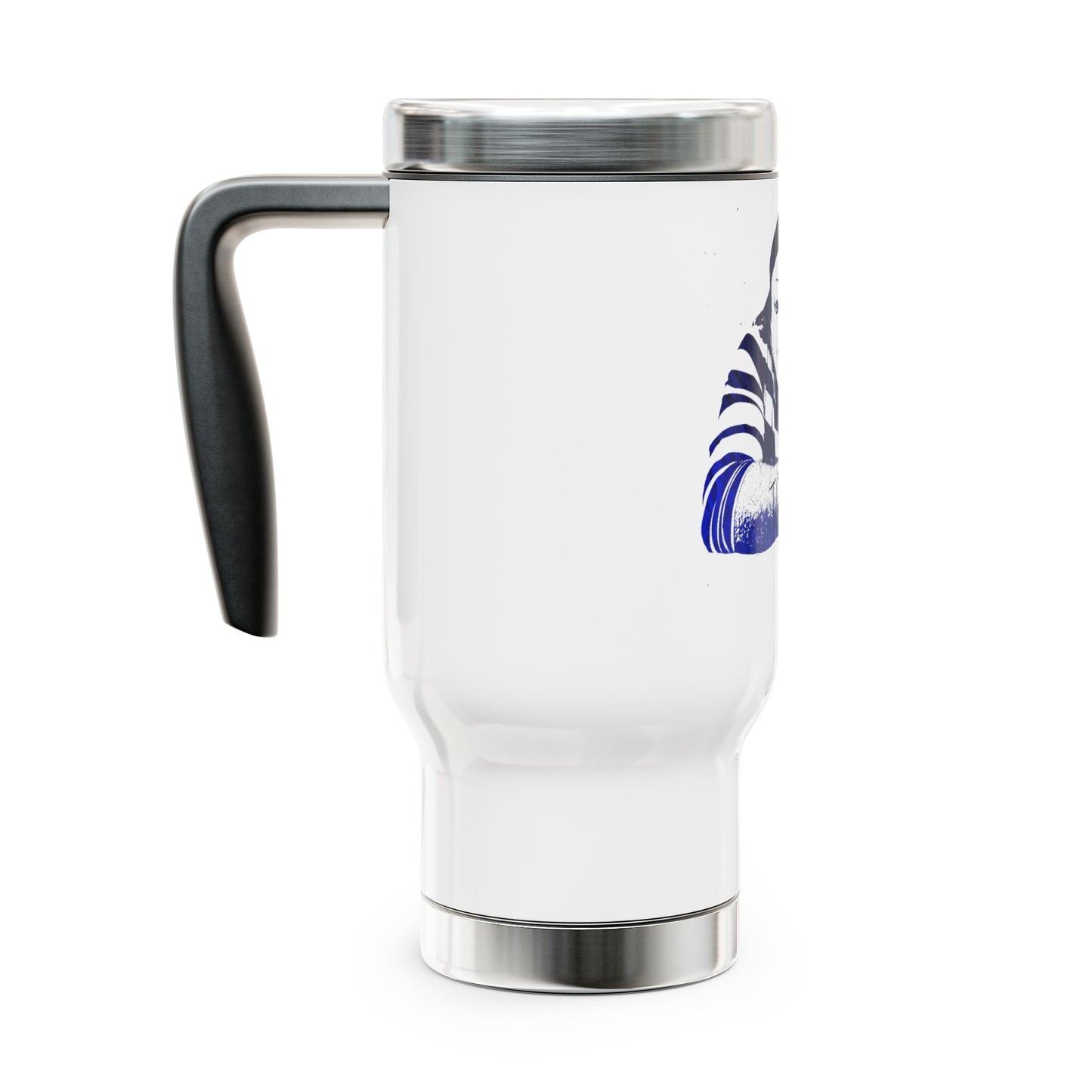 Stainless Steel Travel Mug with Handle, 14oz