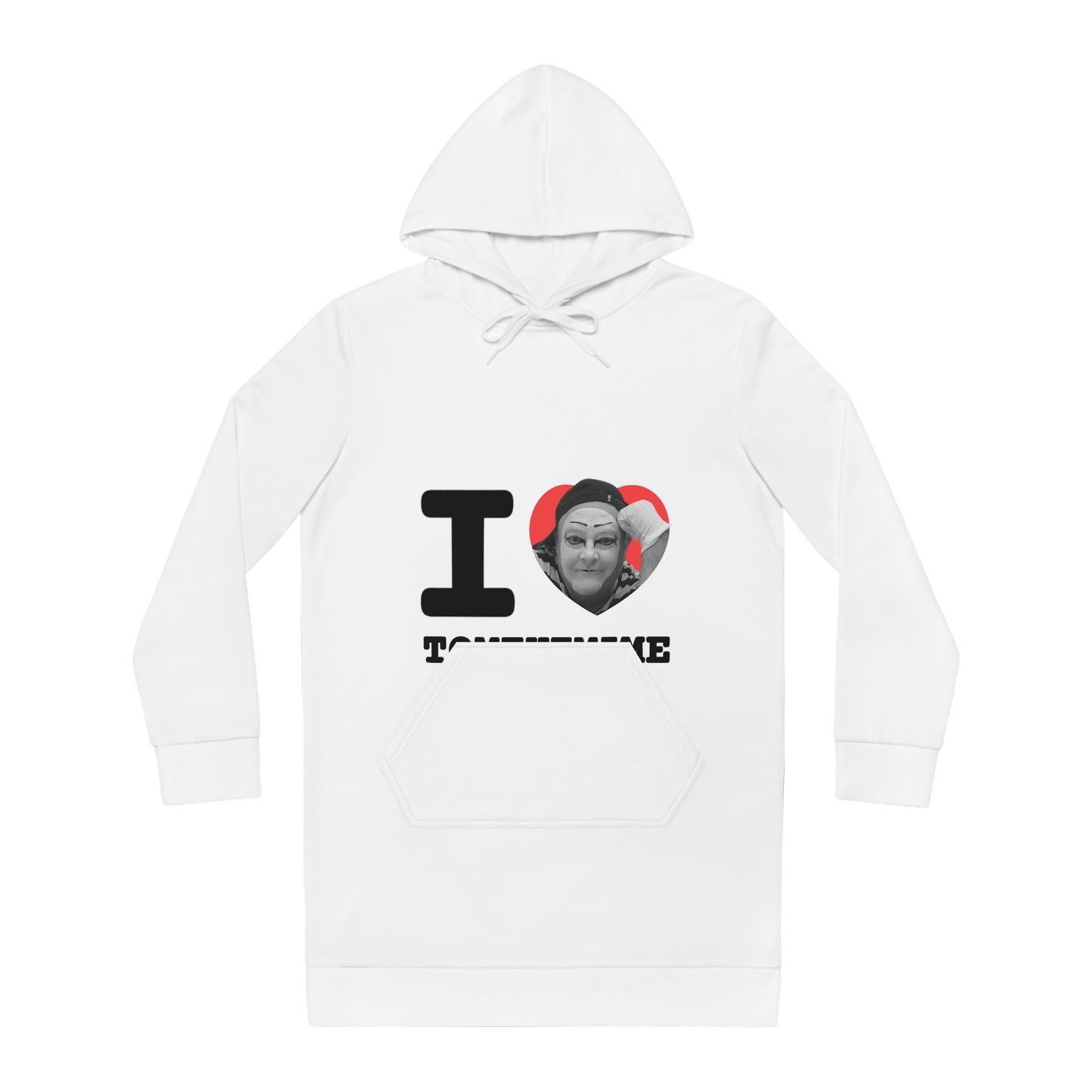 I Love Tones Hoodie Dress for Women - Comfy and Chic Casual Wear