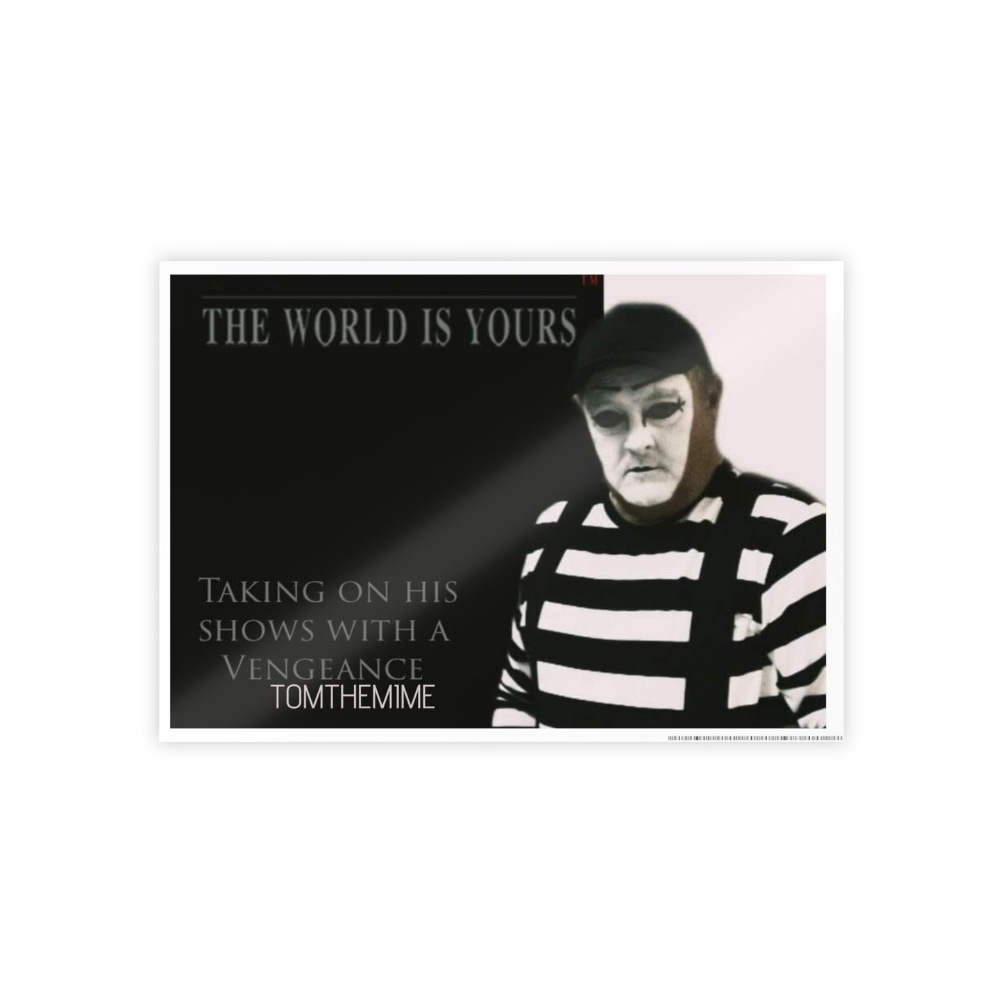 Vengeful Mime Gloss Poster - Unique Art Print for Decoration