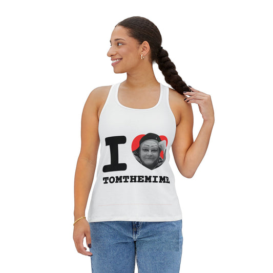 I Love Tom The Mime Women's Tank Top - Fun Summer Apparel
