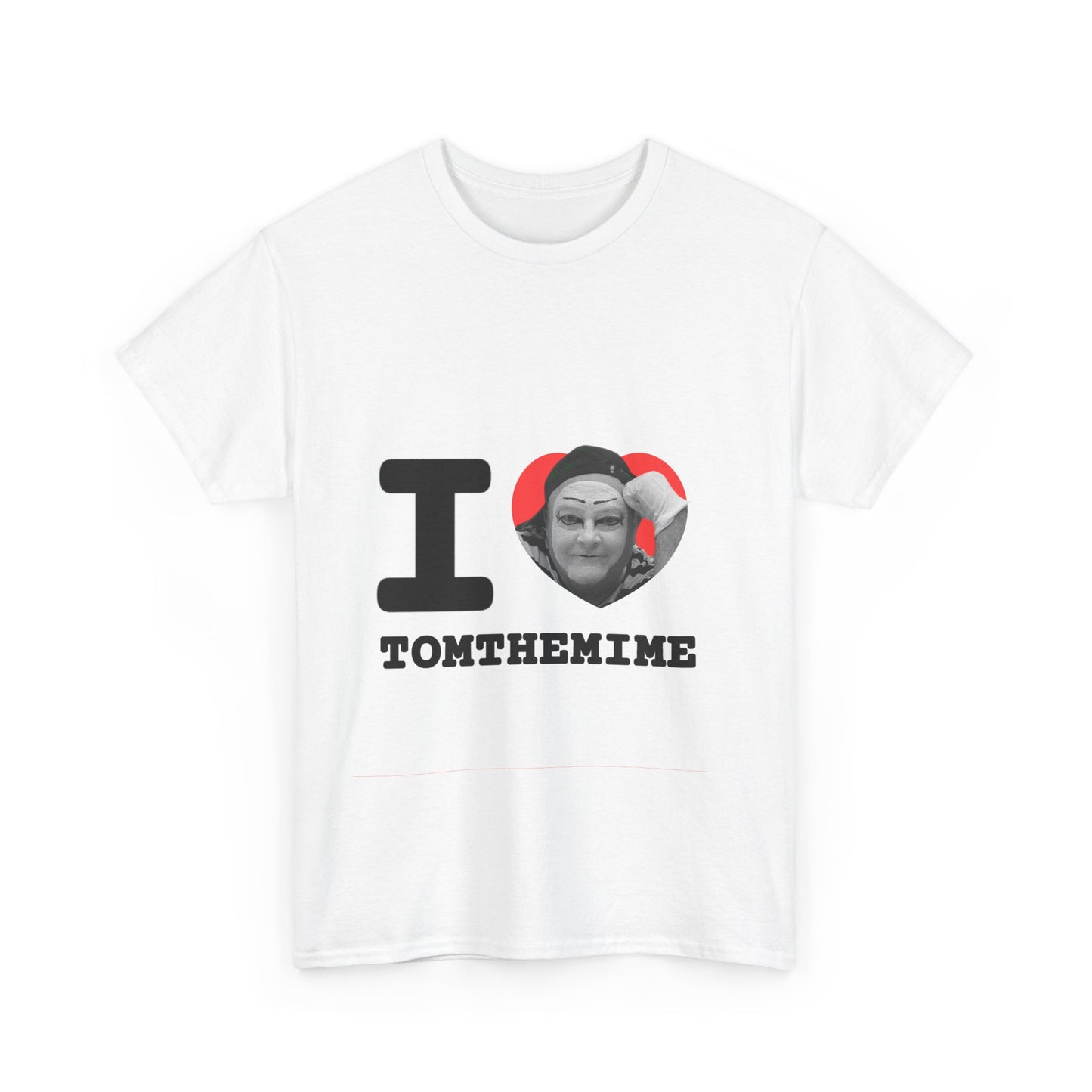 I Love Tomthemime Unisex Heavy Cotton Tee - Fun Graphic T-Shirt for Comedy Lovers