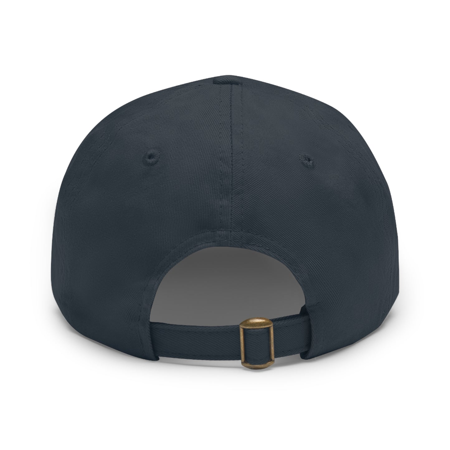 Stylish Dad Hat with Round Leather Patch - Perfect Gift for Dads