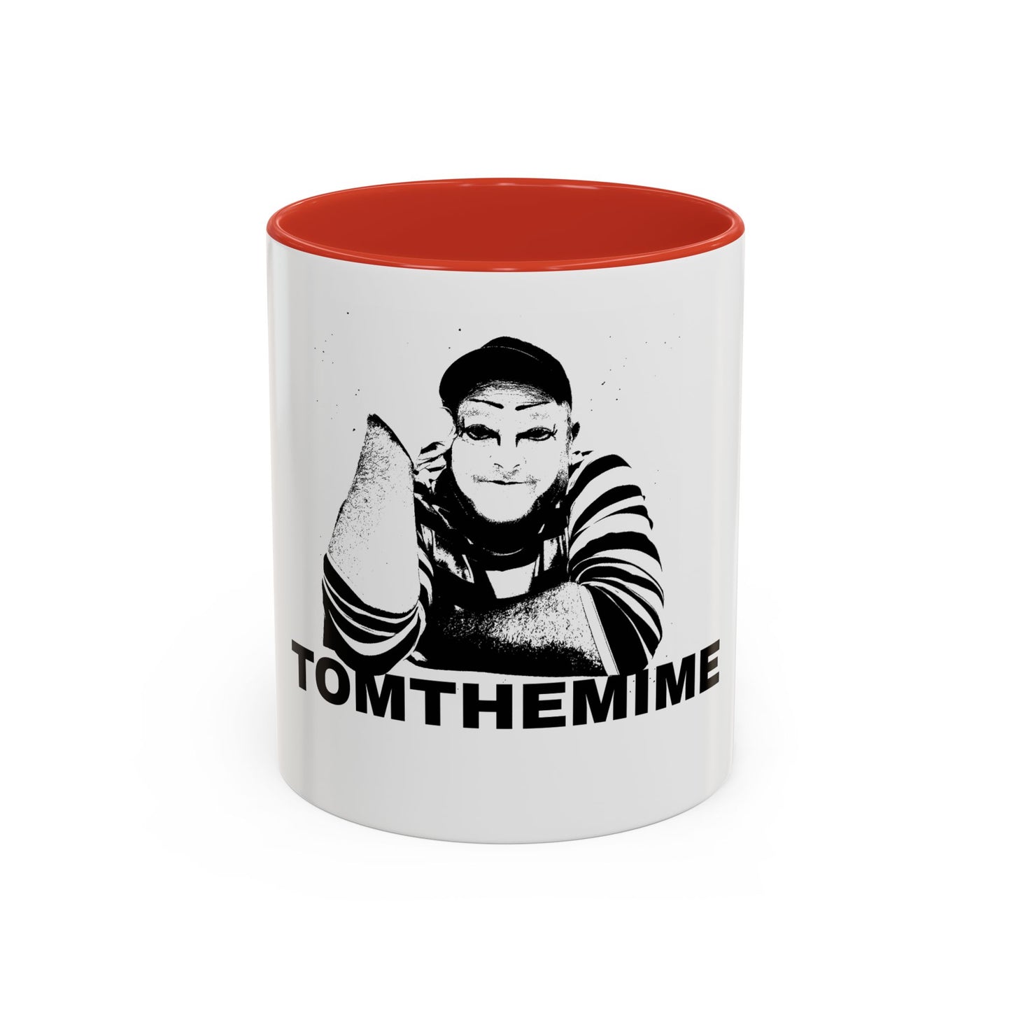 Funny Tom the Mime Accent Coffee Mug - 11/15oz Black Handle