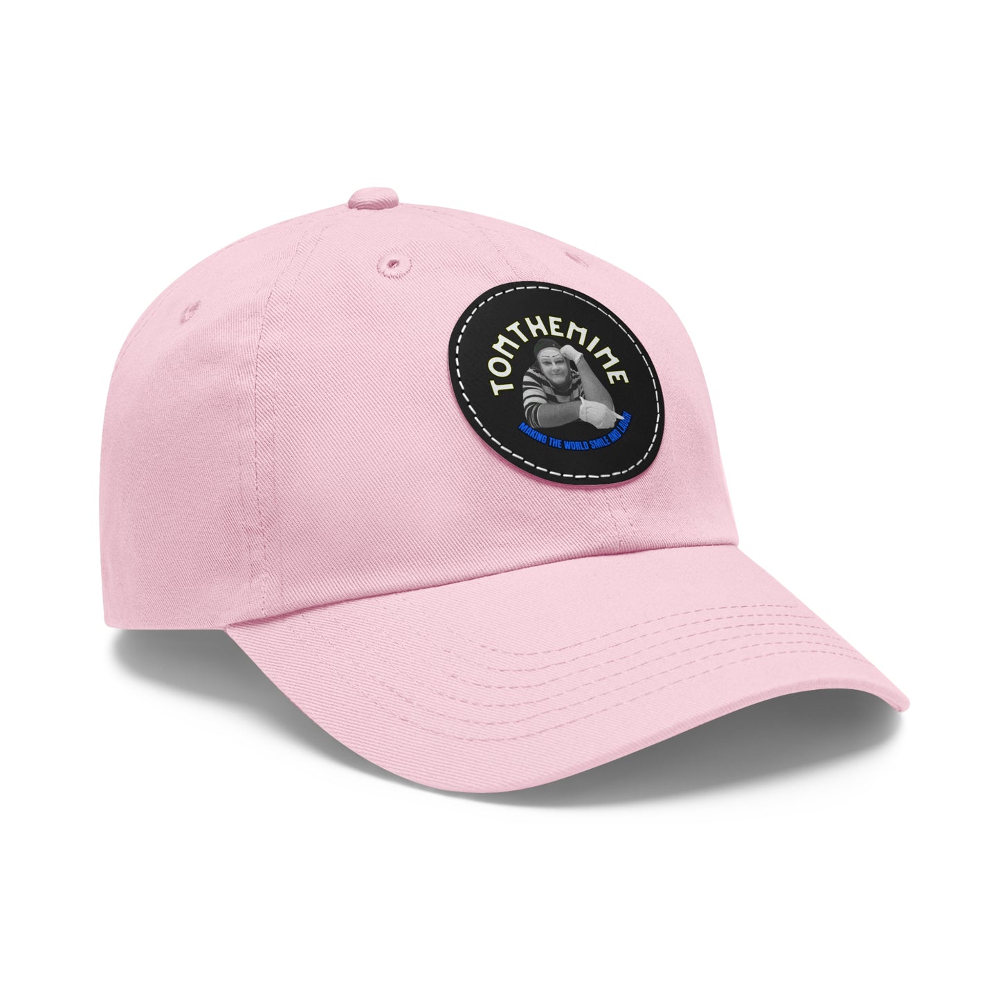 Stylish Dad Hat with Round Leather Patch - Perfect Gift for Dads