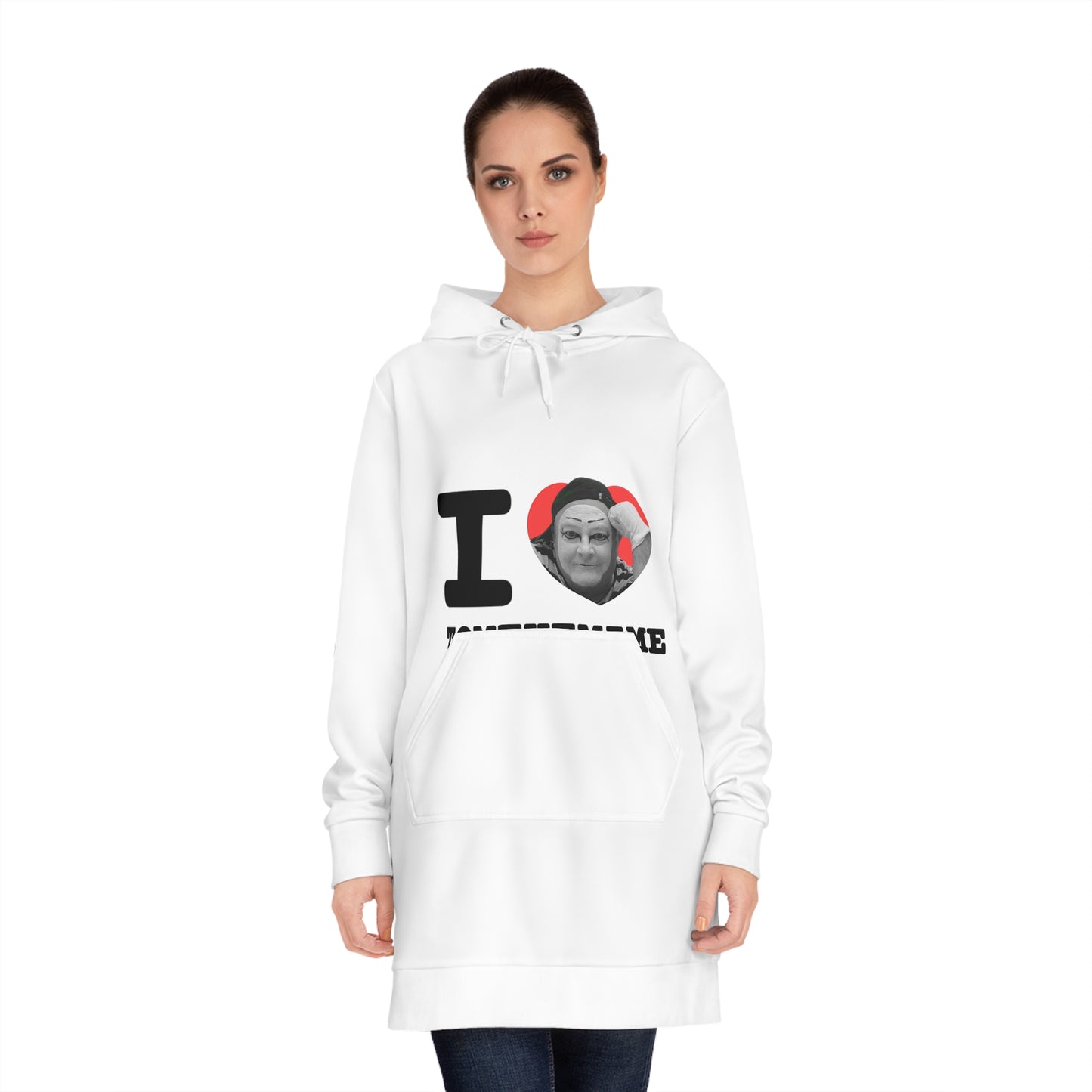 I Love Tones Hoodie Dress for Women - Comfy and Chic Casual Wear