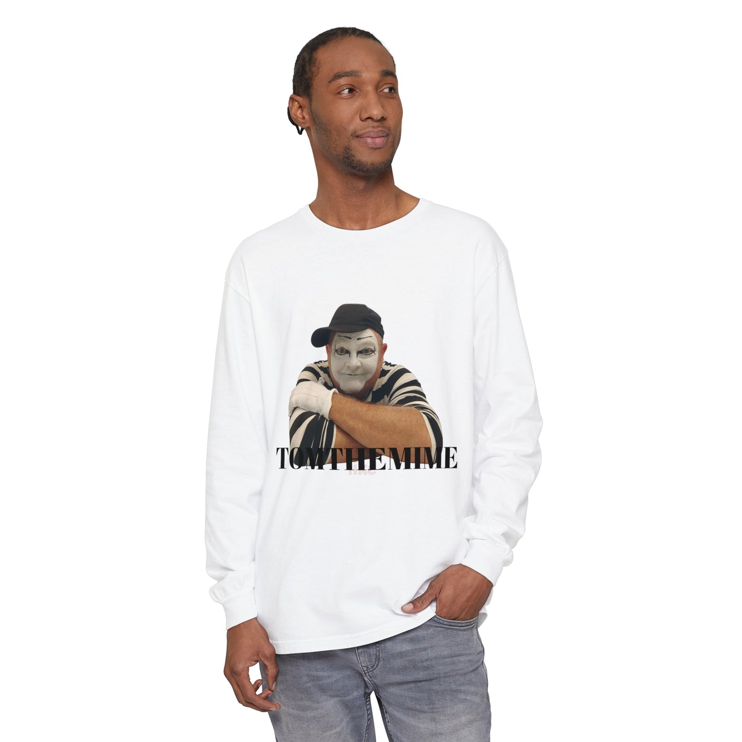 Unisex Long Sleeve T-Shirt - Playful Clown Design with 'TOATHETIME'