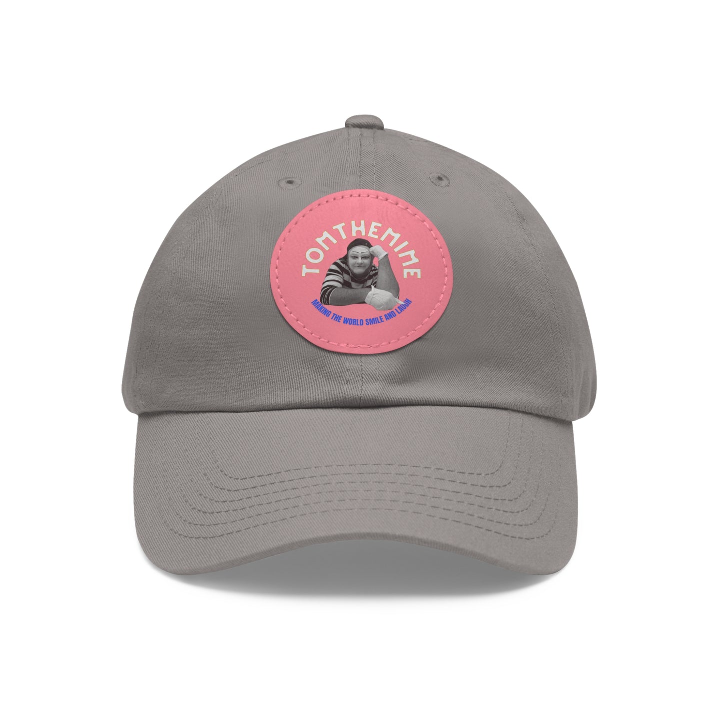 Stylish Dad Hat with Round Leather Patch - Perfect Gift for Dads