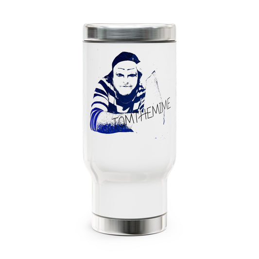 Stainless Steel Travel Mug with Handle, 14oz