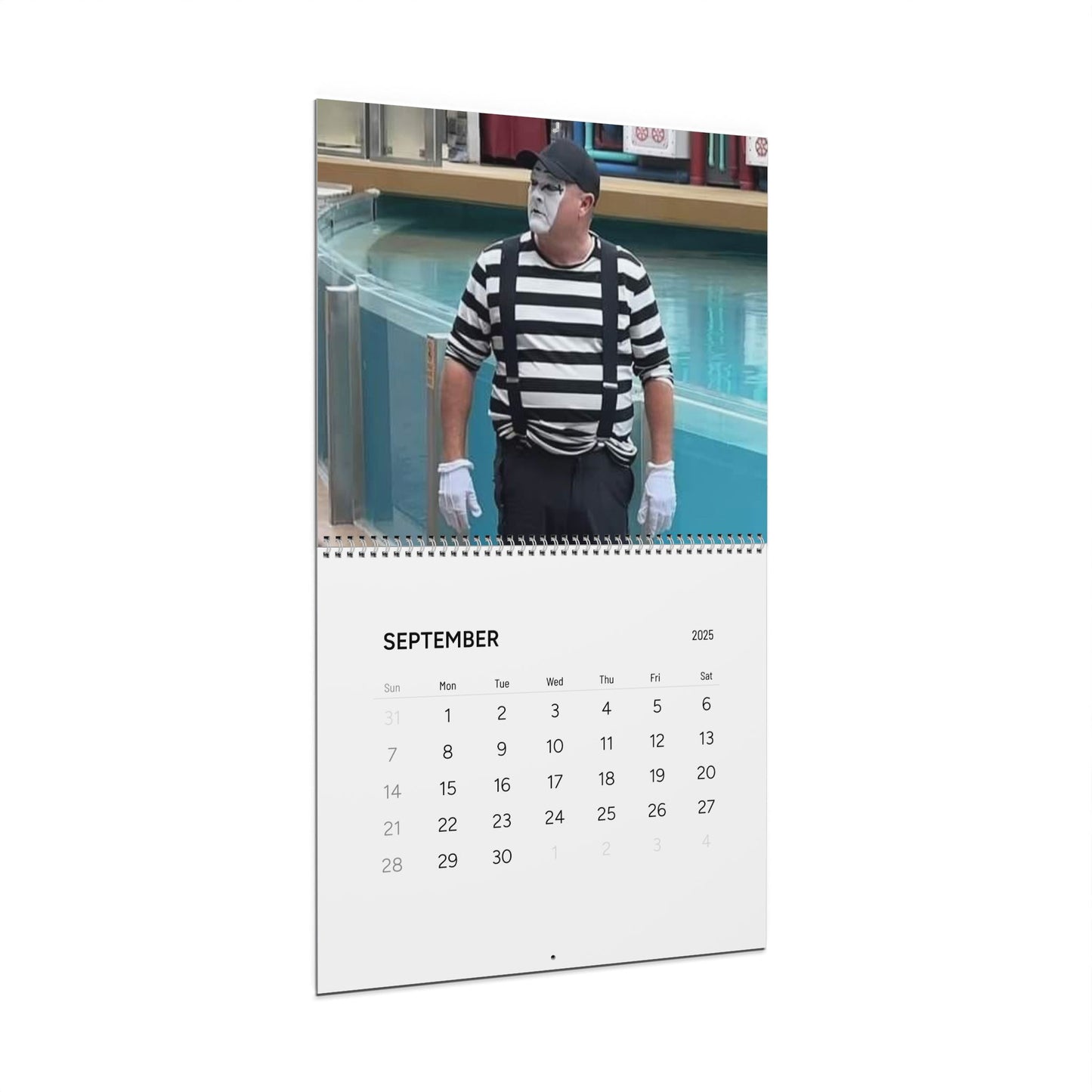 2025 Wall Calendar - Fun Clown Theme for Every Month