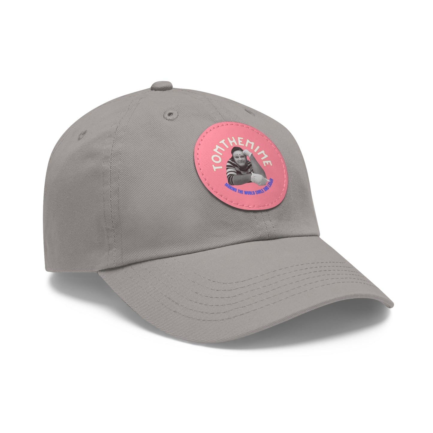 Stylish Dad Hat with Round Leather Patch - Perfect Gift for Dads