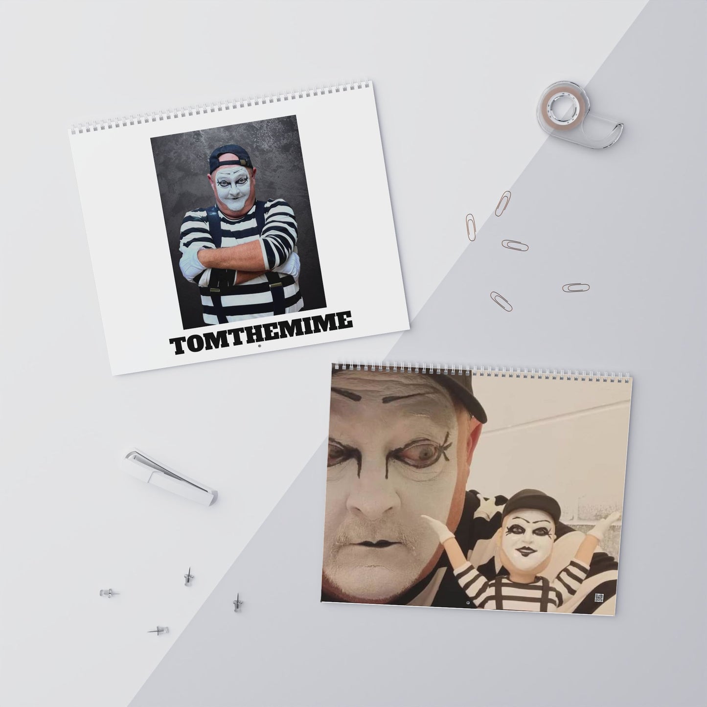 2025 Wall Calendar - Fun Clown Theme for Every Month