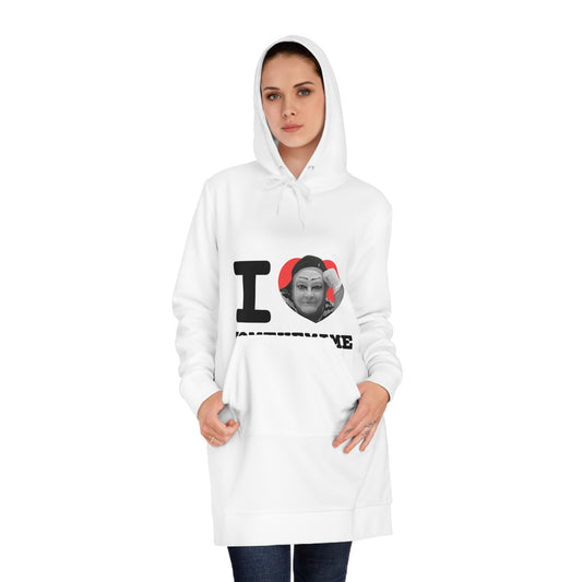 I Love Tones Hoodie Dress for Women - Comfy and Chic Casual Wear