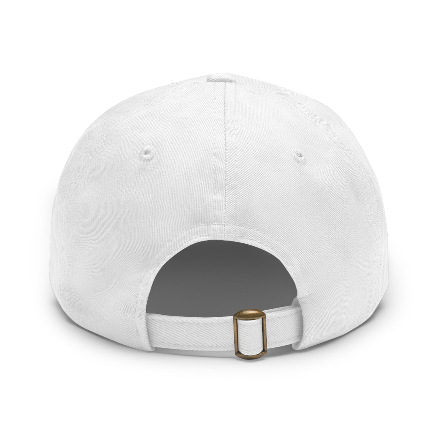 Stylish Dad Hat with Round Leather Patch - Perfect Gift for Dads