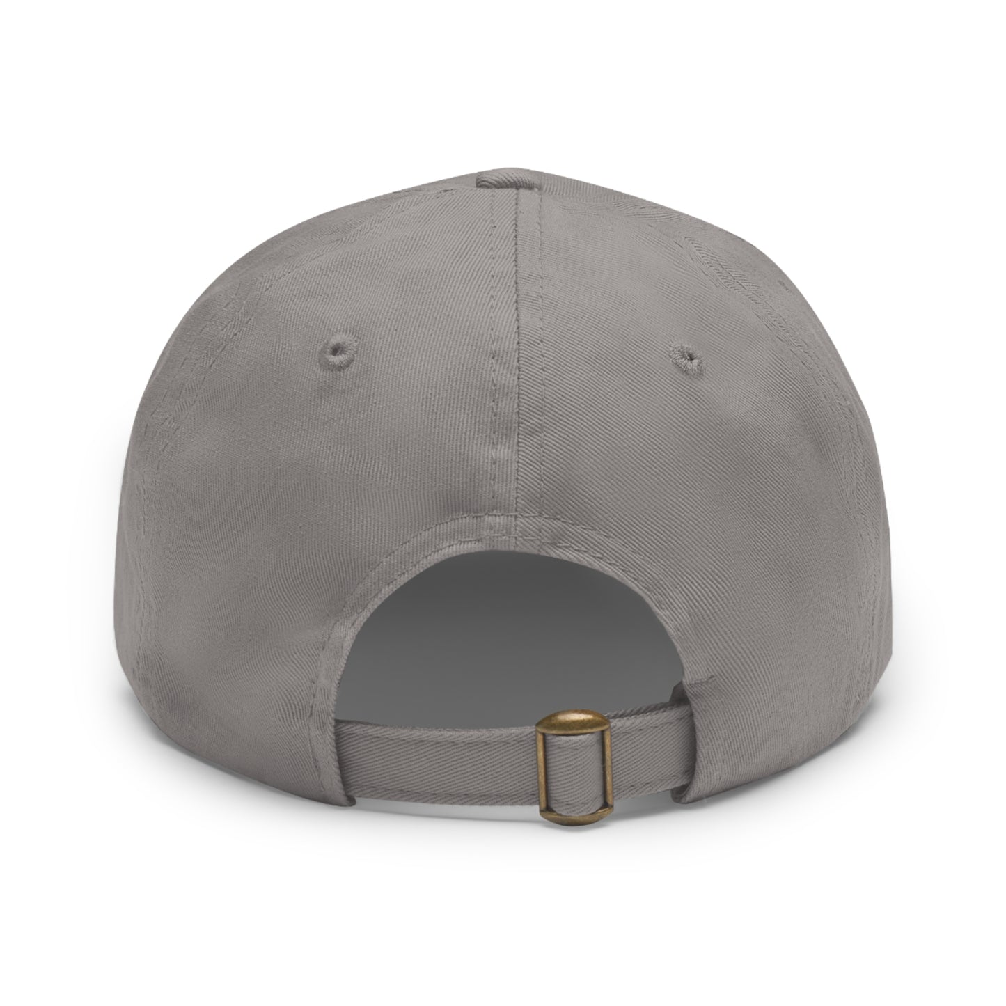 Stylish Dad Hat with Round Leather Patch - Perfect Gift for Dads