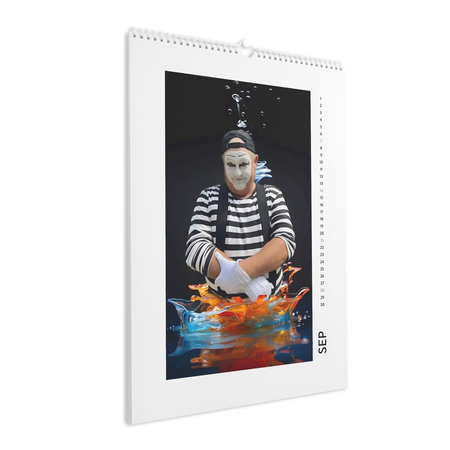 2025 Artistic Wall Calendar with Vibrant Performing Arts Photography