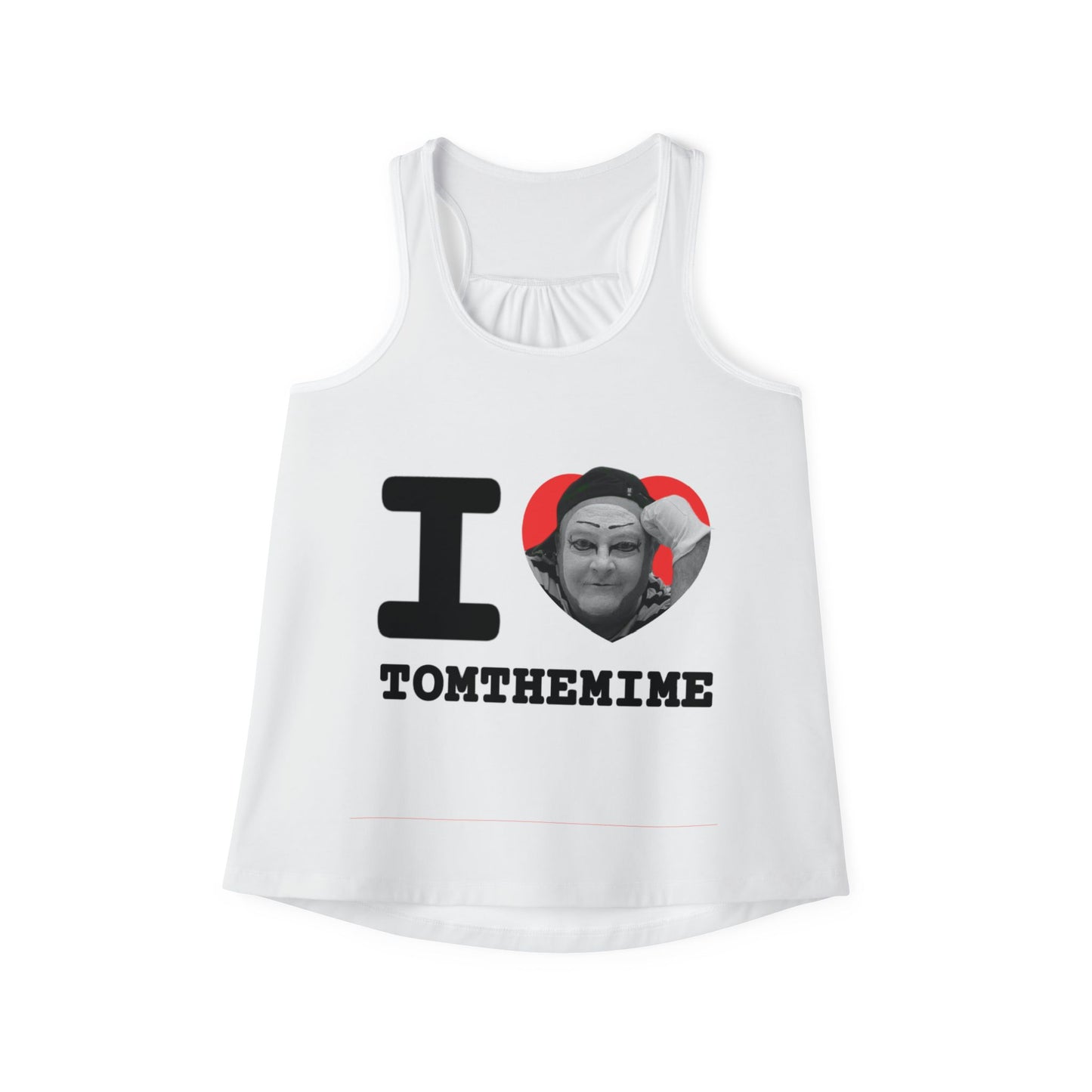 I Love Tom The Mime Women's Tank Top - Fun Summer Apparel