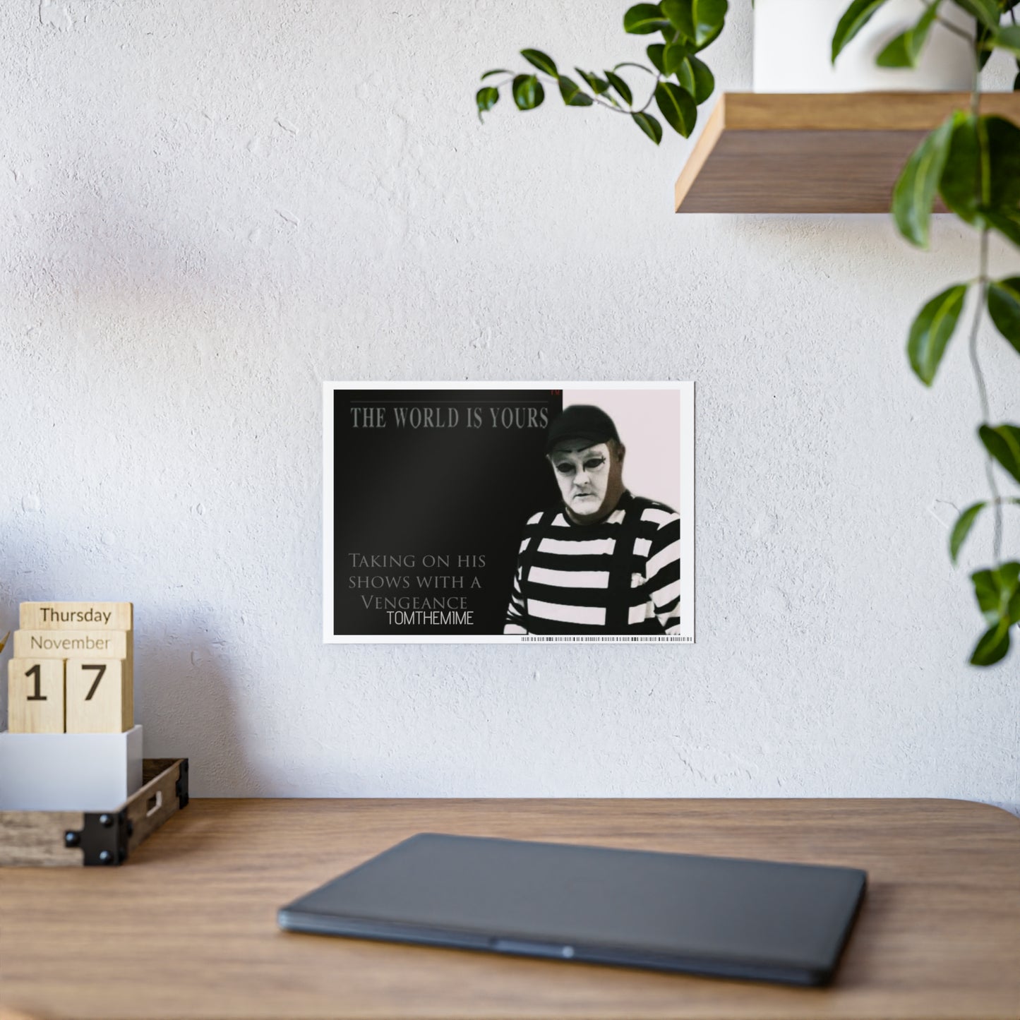 Vengeful Mime Gloss Poster - Unique Art Print for Decoration
