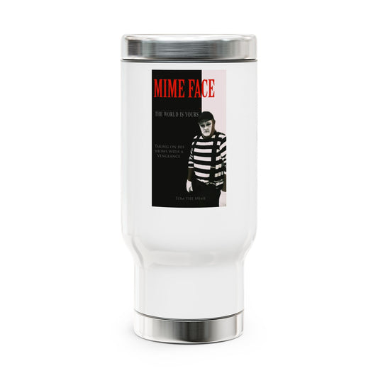 Stainless Steel Travel Mug with Handle, 14oz