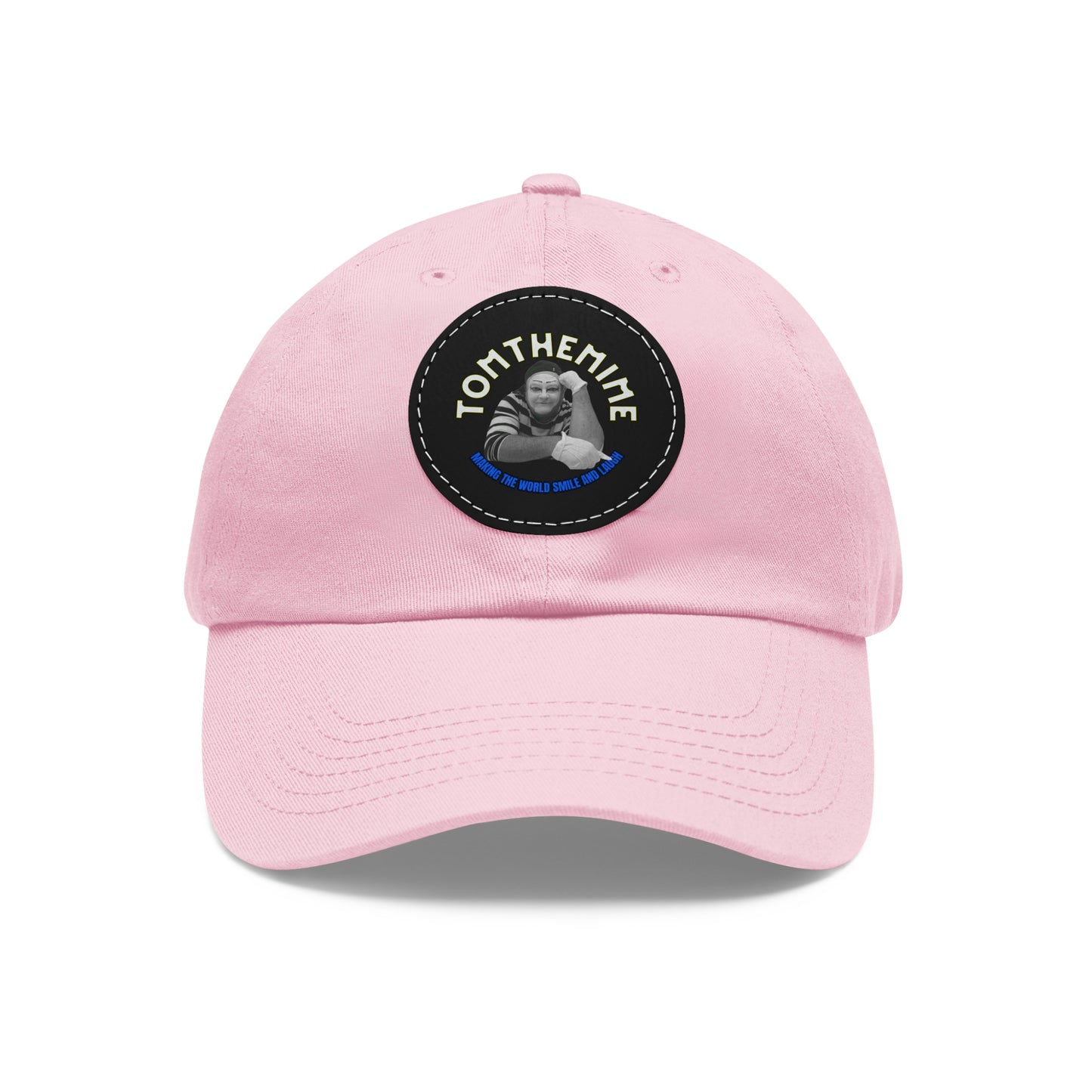 Stylish Dad Hat with Round Leather Patch - Perfect Gift for Dads